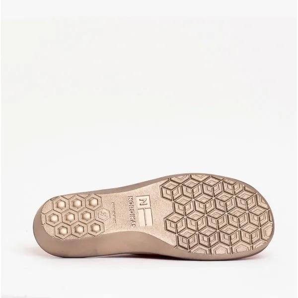 1747 (AFELPADO) Ladies Suede Mule Slippers Cherry