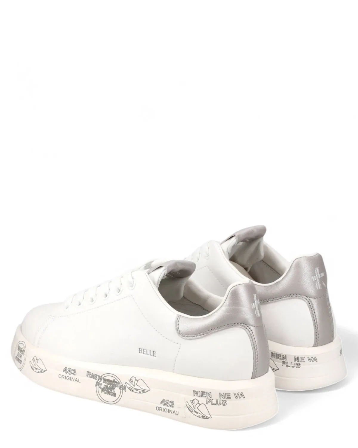 Sneakers BELLE 7447 in Pelle con Suola Oversize