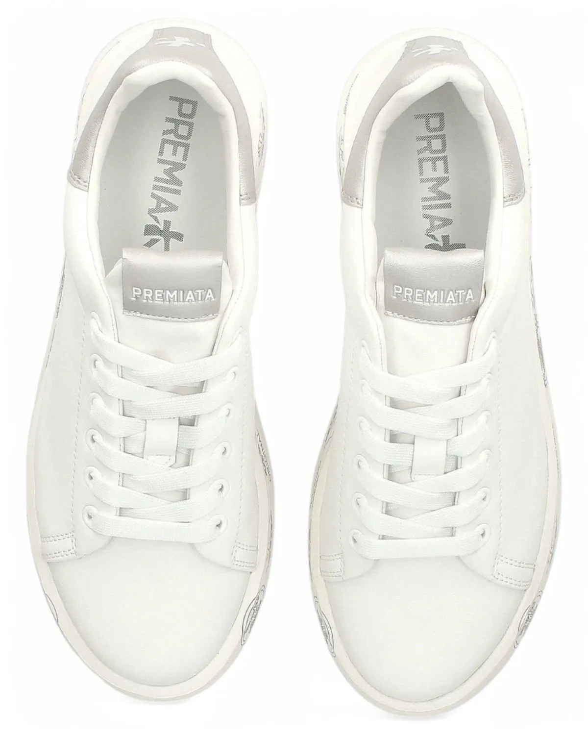 Sneakers BELLE 7447 in Pelle con Suola Oversize
