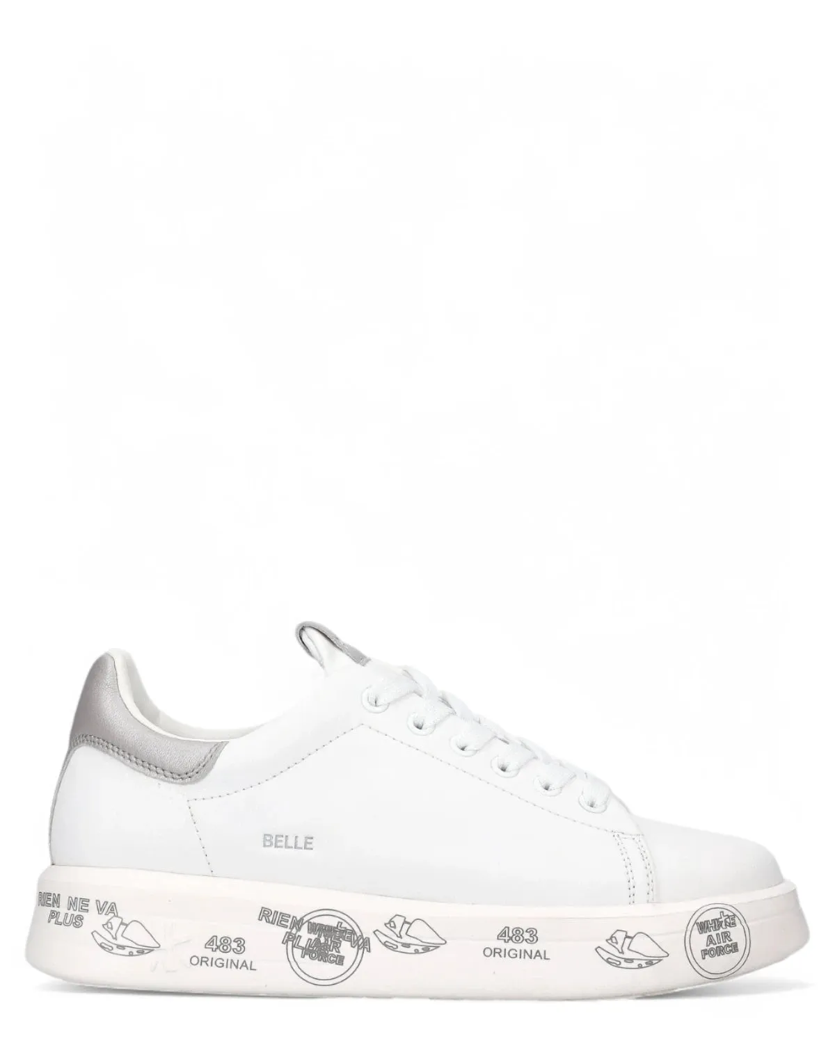 Sneakers BELLE 7447 in Pelle con Suola Oversize